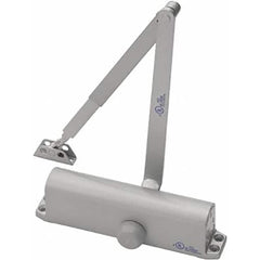 Yale - Manual Dampers; Closer Body Length: 9-3/4 (Inch); Finish/Coating: Aluminum Painted ; Door Thickness: 2-3/4 (Inch); Additional Information: Series: YDC200; Model: YDC201; Material: Aluminum; Spring Size: 1 to 4; Closerbody Width: 1-3/4 in; Weight: - Exact Tooling