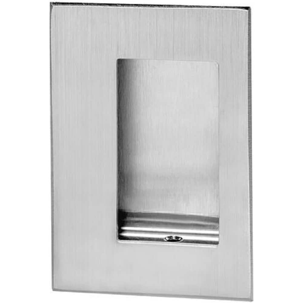 Rockwood - Door Pulls; Overall Length (Inch): 16 ; Finish/Coating: Satin Stainless Steel ; Grip Length: 4 (Inch) - Exact Tooling