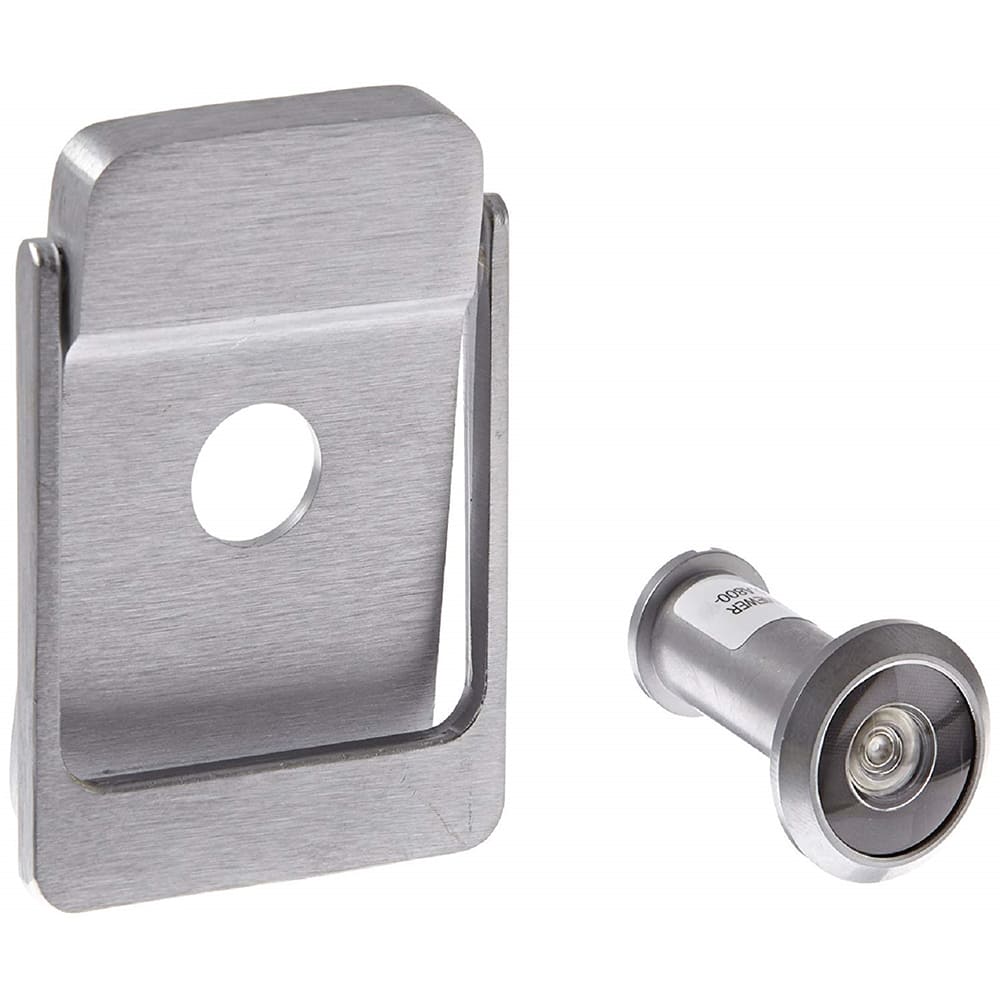 Yale - Viewers/Peepholes; Viewing: 190 deg. Door Viewer ; Style: Door Viewer ; Material: Cast Brass ; Finish/Coating: Satin Chrome - Exact Tooling