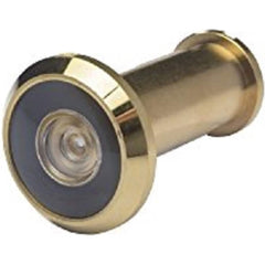 Yale - Viewers/Peepholes; Viewing: 190 deg. Door Viewer ; Style: Door Viewer ; Material: Brass ; Finish/Coating: Brass ; UL Rated: Yes - Exact Tooling
