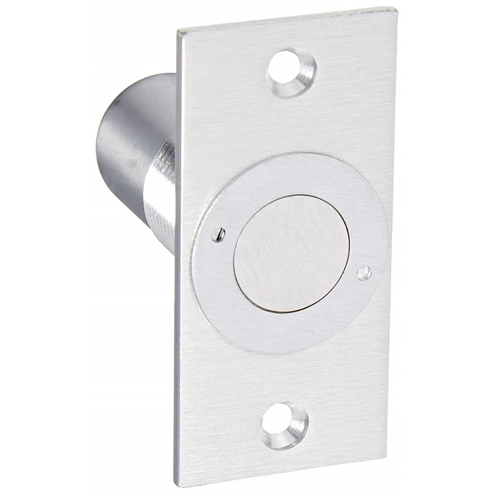 Yale - Strikes; Type: Dust Proof Strike ; Length (Inch): 5 ; Width (Inch): 5 ; Material: Brass ; Finish/Coating: Satin Chrome - Exact Tooling