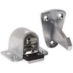 Yale - Holders; Overall Length: 2.00 ; Finish/Coating: Satin Chrome ; Grade: 1 ; Stem Length: 1/2 (Inch) - Exact Tooling