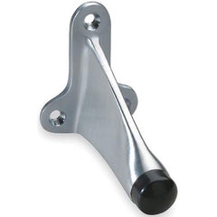 Rockwood - Stops; Type: Heavy-Duty Wall Stop ; Finish/Coating: Satin Chrome ; Projection: 3-3/4 (Inch); Mount Type: Wall - Exact Tooling