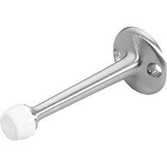 Rockwood - Stops; Type: Door Stop ; Finish/Coating: Satin Chrome ; Projection: 3-3/4 (Inch); Mount Type: Wall - Exact Tooling