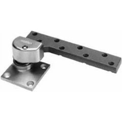 Yale - Pivot Hinges; Finish/Coating: Satin Chrome ; Material: Brass ; Type: Heavy-Weight Offset Pivot ; Hand: Right Hand ; Leaf Height: 4-1/4 (Inch); Length (Inch): 7-3/4 - Exact Tooling