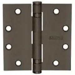Yale - Commercial Hinges; Length (Inch): 4-1/2 ; Thickness (Decimal Inch): 0.1340 ; Minimum Thickness: 3.4036 (mm); Number of Knuckles: 5.000 ; Stanley Finish Code: US10B ; Finish/Coating: US10B - Exact Tooling
