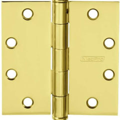 Yale - Commercial Hinges; Length (Inch): 4-1/2 ; Thickness (Decimal Inch): 0.1340 ; Minimum Thickness: 3.4036 (mm); Number of Knuckles: 5.000 ; Stanley Finish Code: US3 ; Finish/Coating: US3 - Exact Tooling