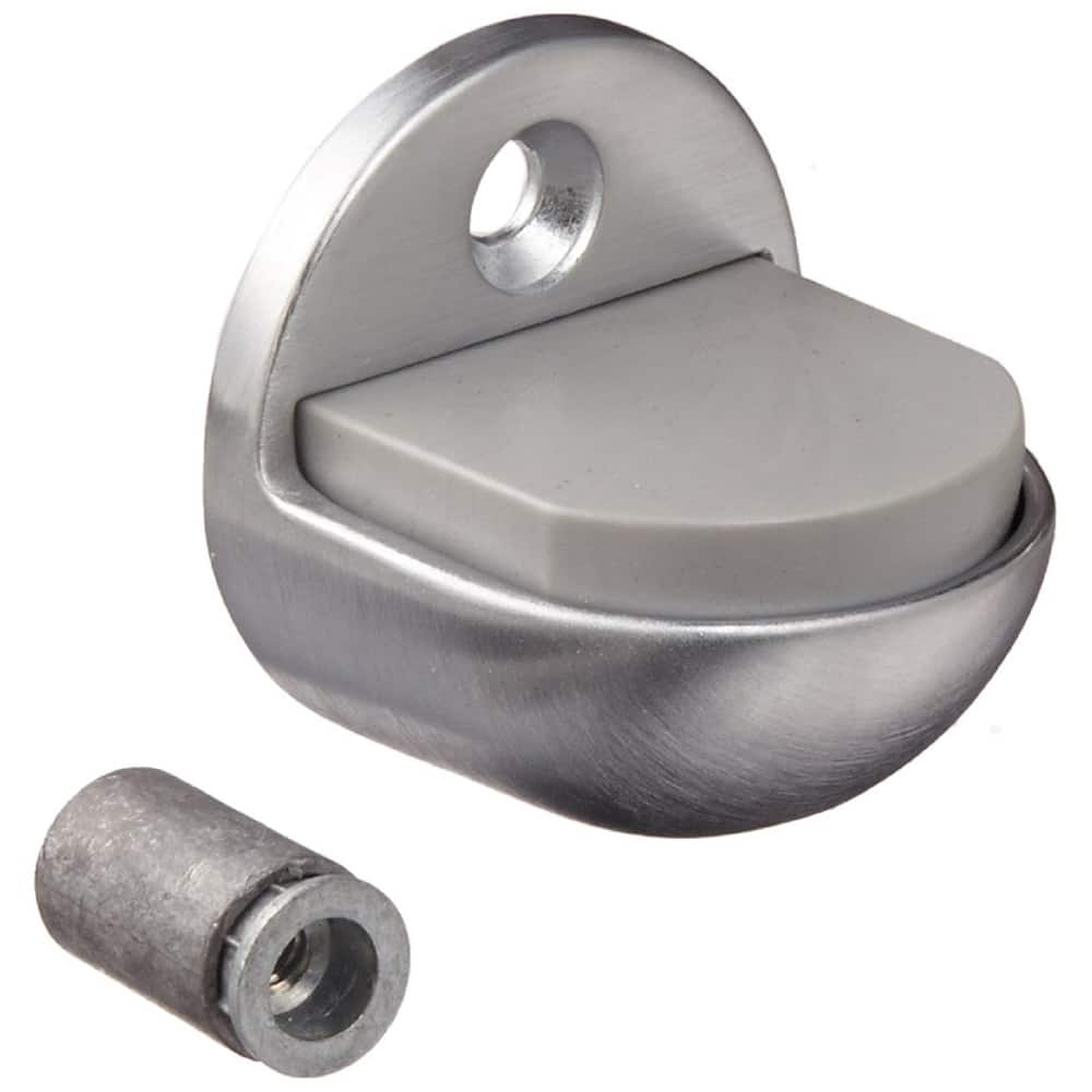 Rockwood - Stops; Type: Cast Universal Dome Stop ; Finish/Coating: Satin Chrome ; Projection: 2 (Inch); Mount Type: Floor - Exact Tooling