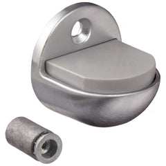 Rockwood - Stops; Type: Cast Universal Dome Stop ; Finish/Coating: Satin Chrome ; Projection: 2 (Inch); Mount Type: Floor - Exact Tooling