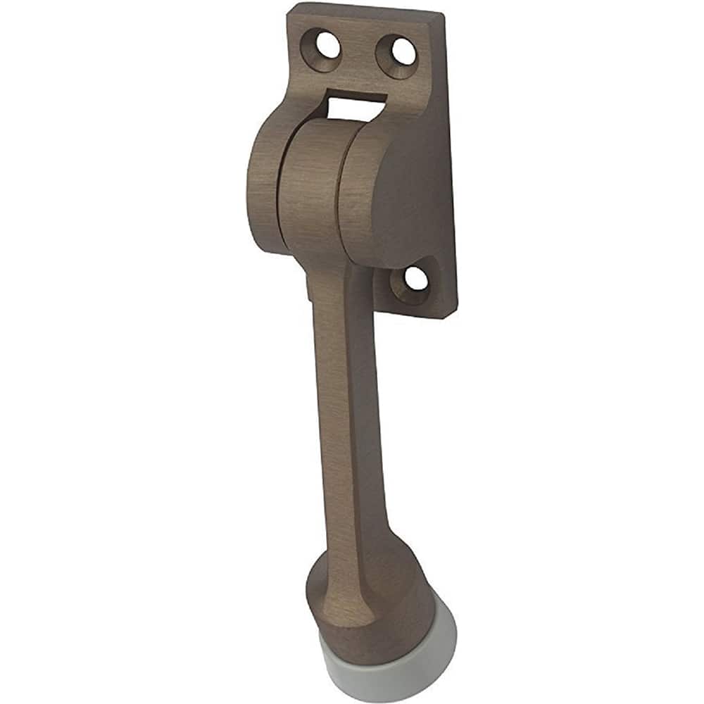 Rockwood - Stops; Type: Kick Down Door Stop ; Finish/Coating: Oxidized Satin Dark Bronze ; Projection: 3-5/8 (Inch); Mount Type: Floor - Exact Tooling