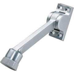 Rockwood - Stops; Type: Kick Down Door Stop ; Finish/Coating: Satin Chrome ; Projection: 5 (Inch); Mount Type: Floor - Exact Tooling