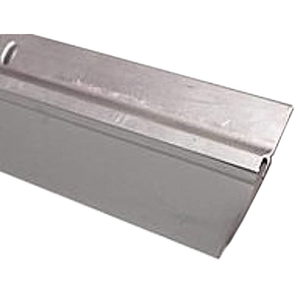 Pemko - Sweeps & Seals; Type: Brush Door Bottom Sweep ; Width (Inch): 1/4 ; Finish/Coating: Mill Finish Aluminum ; Material: 6063-T6 Extruded Tempered Aluminum ; Back Strip Brush Width (Inch): 0.5 ; Bristle Length (Inch): 0.5000 - Exact Tooling