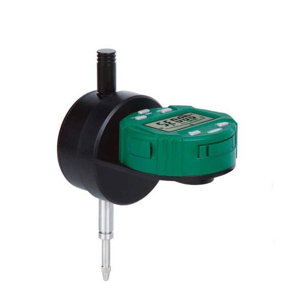 Insize USA LLC - Electronic Drop Indicators; Minimum Measurement (Decimal Inch): 0 ; Minimum Measurement (Inch): 0 ; Minimum Measurement (mm): 0 ; Maximum Measurement (mm): 12.70 ; Maximum Measurement (Decimal Inch): 0.5000 ; Resolution (Decimal Inch): 0 - Exact Tooling