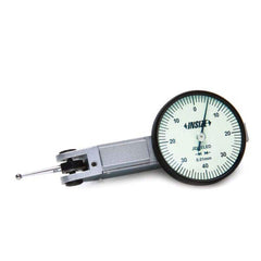 Insize USA LLC - Dial Drop Indicators; Maximum Measurement (mm): 0.80 ; Dial Graduation (Decimal Inch): 0.010000 ; Dial Reading: 0-40-0 ; Dial Diameter (mm): 37.00 ; Accuracy (mm): 0.013 ; Dial Color: White - Exact Tooling