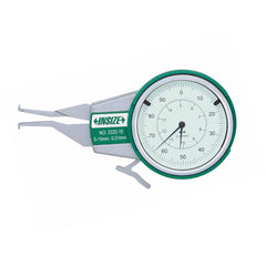 Insize USA LLC - Dial Calipers; Maximum Measurement (Inch): 1.2 ; Dial Graduation (Decimal Inch): 0.001000 ; Accuracy (Decimal Inch): ?.0015 ; Jaw Length (Decimal Inch): 2.1650 ; Dial Face Color: White ; Material: Steel - Exact Tooling