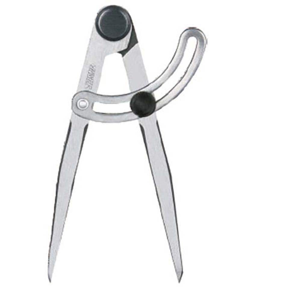 Insize USA LLC - Firm-Joint Calipers, Spring Calipers & Dividers; Type: Divider ; Leg Size (Inch): 8 ; Joint Type: Firm Joint ; Maximum Measurement (Inch): 7.4800 ; Maximum Measurement (Decimal Inch): 7.4800 ; Calibrated: No - Exact Tooling