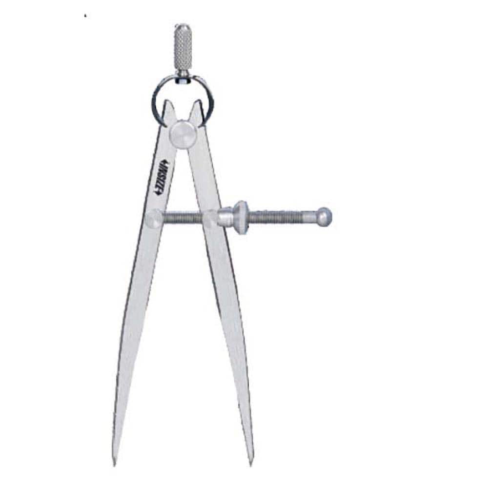 Insize USA LLC - Firm-Joint Calipers, Spring Calipers & Dividers; Type: Spring Divider ; Leg Size (Inch): 6 ; Joint Type: Firm Joint ; Maximum Measurement (Inch): 6 ; Maximum Measurement (Decimal Inch): 6 ; Calibrated: No - Exact Tooling