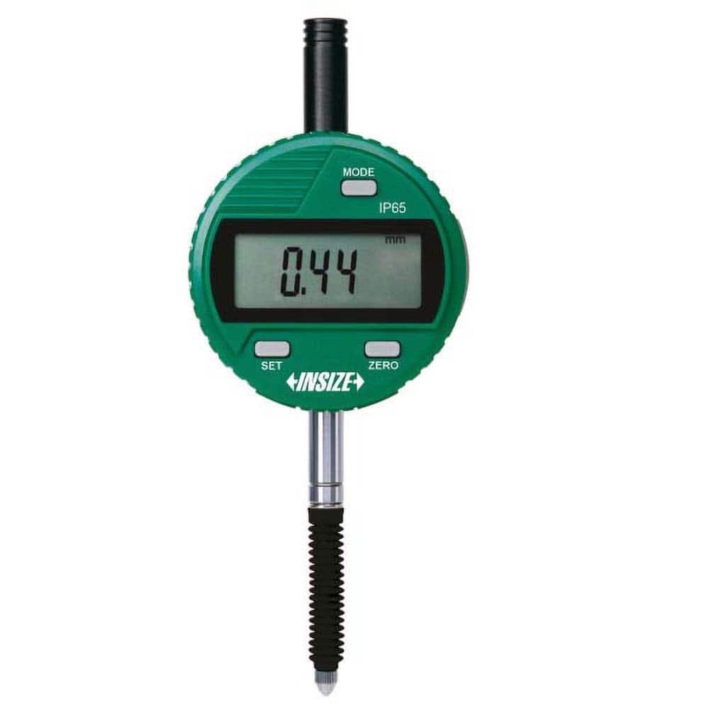 Insize USA LLC - Electronic Drop Indicators; Minimum Measurement (Decimal Inch): 0 ; Minimum Measurement (Inch): 0 ; Minimum Measurement (mm): 0 ; Maximum Measurement (mm): 12.70 ; Maximum Measurement (Decimal Inch): 0.5000 ; Resolution (Decimal Inch): 0 - Exact Tooling