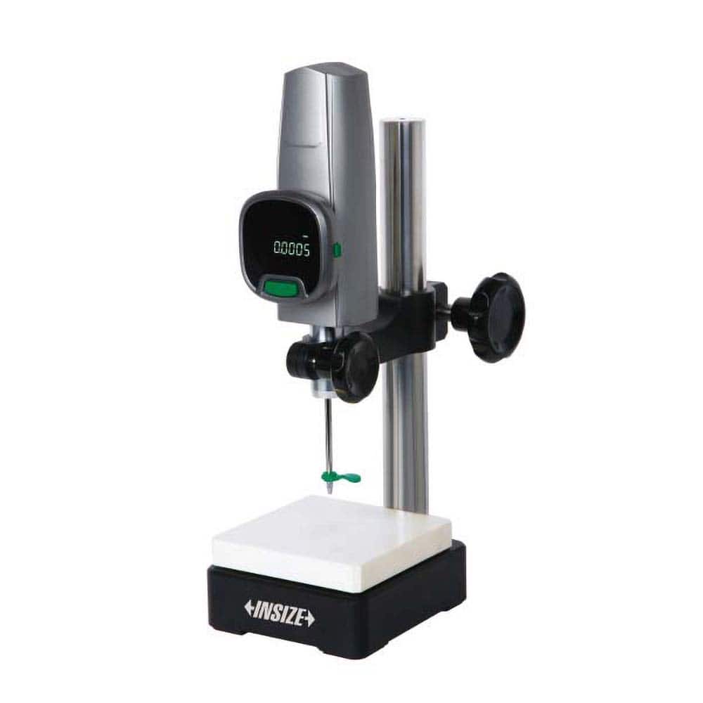 Insize USA LLC - Electronic Height Gages; Maximum Measurement (Decimal Inch): 2 ; Resolution (Decimal Inch): 0.000020 ; Data Output: SPC ; Display Type: LED ; Accuracy (micro m): 1.50 ; Calibrated: Yes - Exact Tooling