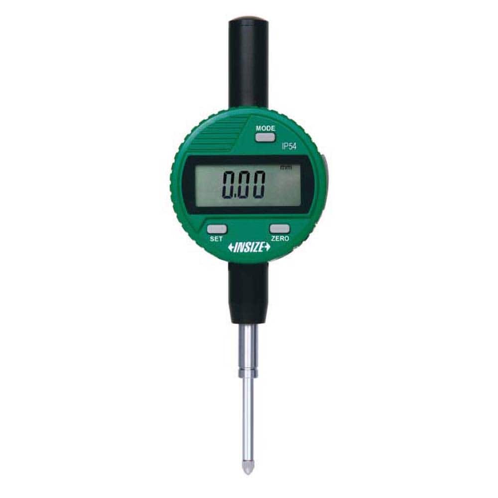Insize USA LLC - Electronic Drop Indicators; Minimum Measurement (Decimal Inch): 0 ; Minimum Measurement (Inch): 0 ; Minimum Measurement (mm): 0 ; Maximum Measurement (mm): 25.40 ; Maximum Measurement (Decimal Inch): 1.0000 ; Resolution (Decimal Inch): 0 - Exact Tooling