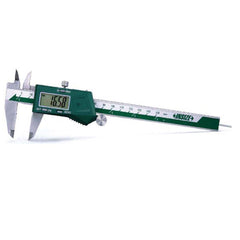 Insize USA LLC - Electronic Calipers; Minimum Measurement (Decimal Inch): 0.0000 ; Maximum Measurement (Decimal Inch): 6 ; Accuracy Plus/Minus (Decimal Inch): 0.0012 ; Resolution (Decimal Inch): 0.0005 ; IP Rating: None ; Data Output: Yes - Exact Tooling