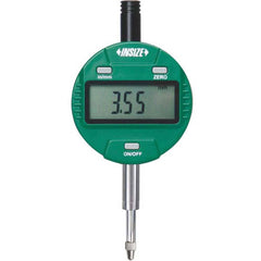 Insize USA LLC - Electronic Drop Indicators; Minimum Measurement (Decimal Inch): 0 ; Minimum Measurement (Inch): 0 ; Minimum Measurement (mm): 0 ; Maximum Measurement (mm): 12.70 ; Maximum Measurement (Decimal Inch): 0.5000 ; Resolution (Decimal Inch): 0 - Exact Tooling