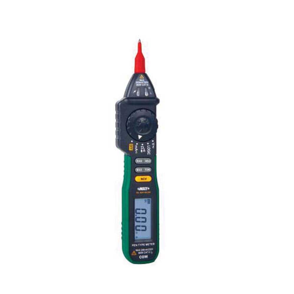 Insize USA LLC - Multimeters; Multimeter Type: Digital ; Measures: Voltage; Capacitance; Current; Frequency; Resistance; Temperature (IR) ; CAT Rating: CAT III ; Maximum AC Voltage: 600 ; Maximum DC Voltage: 600 ; Maximum AC Current (mA): 200 - Exact Tooling