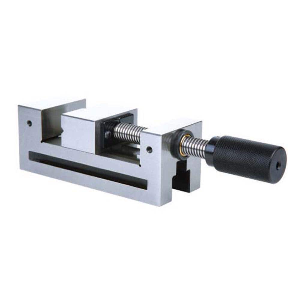 Insize USA LLC - 3" Opening 2-7/8" Horizontal Cross Slide Precision Machine Vise - Exact Tooling