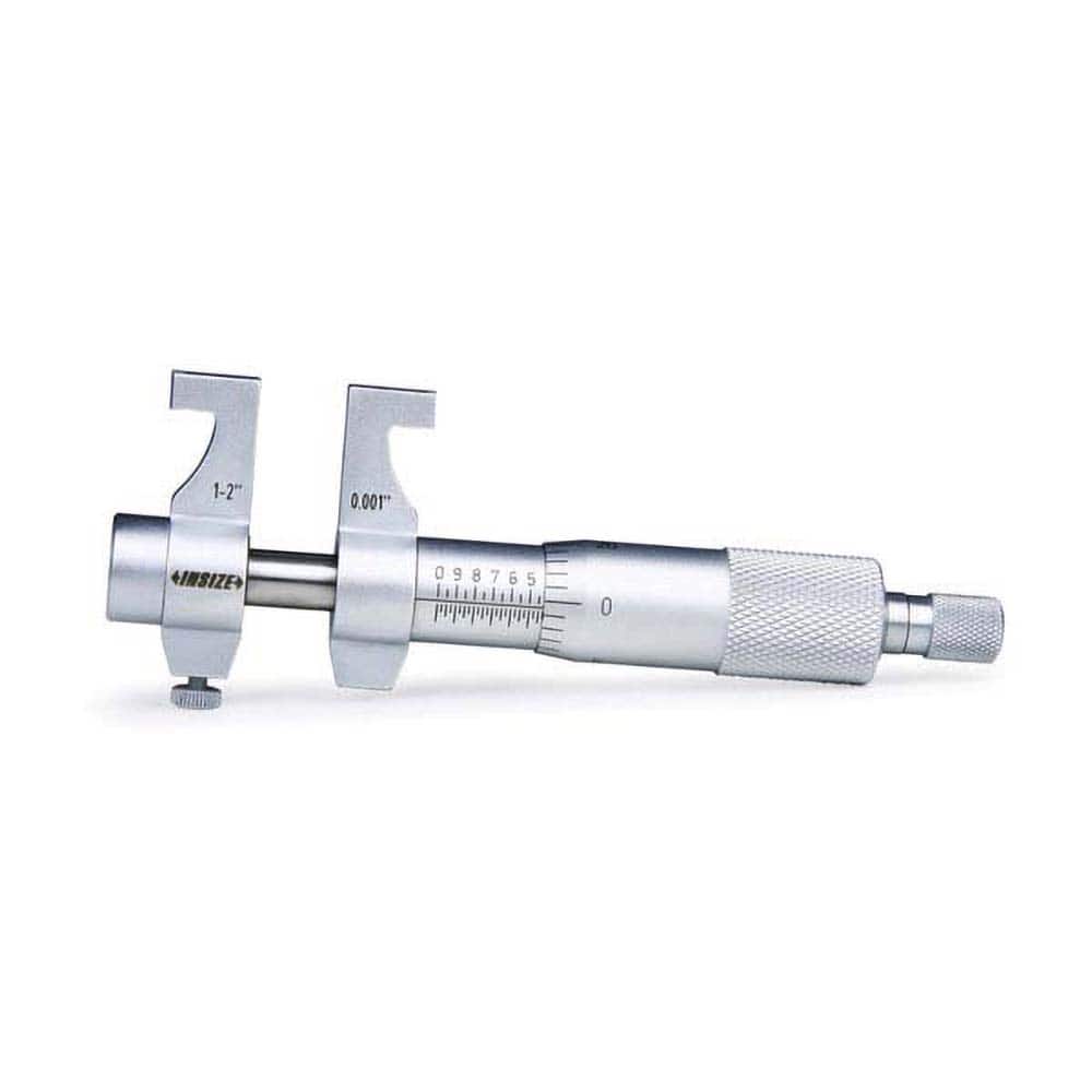 Insize USA LLC - Mechanical Inside Micrometers; Type: Inside ; Minimum Measurement (Decimal Inch): 3.0000 ; Maximum Measurement (Decimal Inch): 4.0000 ; Graduation (Decimal Inch): 0.0010 ; Graduation (mm): Feet/Inches ; Thimble Type: Ratchet Stop - Exact Tooling