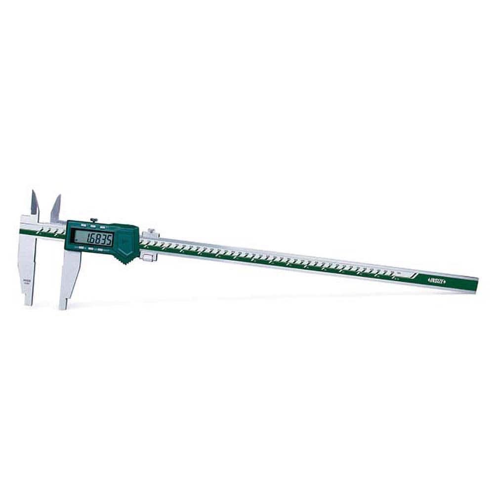 Insize USA LLC - Electronic Calipers; Minimum Measurement (Decimal Inch): 0.0000 ; Maximum Measurement (Decimal Inch): 24 ; Accuracy Plus/Minus (Decimal Inch): 0.0020 ; Resolution (Decimal Inch): 0.0005 ; IP Rating: None ; Data Output: Yes - Exact Tooling