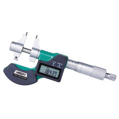 Insize USA LLC - Electronic Inside Micrometers; Minimum Measurement (Inch): 0.2000 ; Minimum Measurement (mm): 5.00 ; Minimum Measurement (Decimal Inch): 0.2000 ; Maximum Measurement (Inch): 1.2000 ; Maximum Measurement (Decimal Inch): 1.2000 ; Maximum M - Exact Tooling