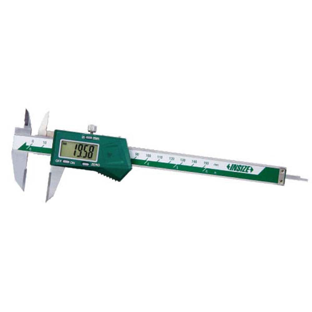 Insize USA LLC - Electronic Calipers; Minimum Measurement (Decimal Inch): 0.0000 ; Maximum Measurement (Decimal Inch): 6 ; Accuracy Plus/Minus (Decimal Inch): 0.0012 ; Resolution (Decimal Inch): 0.0005 ; IP Rating: None ; Data Output: Yes - Exact Tooling