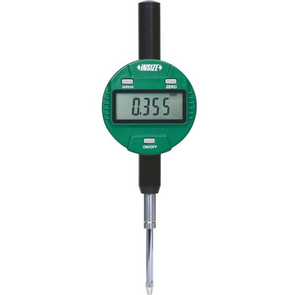 Insize USA LLC - Electronic Drop Indicators; Minimum Measurement (Decimal Inch): 0 ; Minimum Measurement (Inch): 0 ; Minimum Measurement (mm): 0 ; Maximum Measurement (mm): 25.40 ; Maximum Measurement (Decimal Inch): 1.0000 ; Resolution (Decimal Inch): 0 - Exact Tooling
