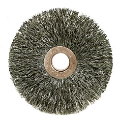 3″ Small Diameter Crimped Wire Wheel, .008″ Steel Fill, 5/8″ Arbor Hole - Exact Tooling