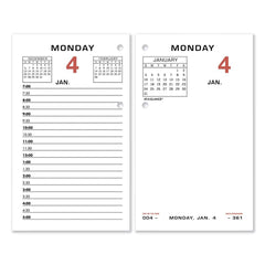 AT-A-GLANCE - Note Pads, Writing Pads & Notebooks Writing Pads & Notebook Type: Desk Calendar Refill Size: 3-1/2 x 6 - Exact Tooling