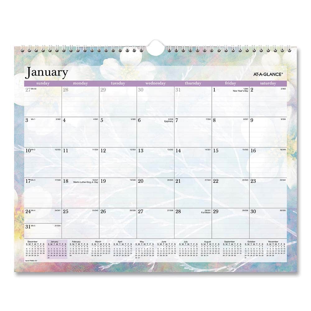 AT-A-GLANCE - Note Pads, Writing Pads & Notebooks Writing Pads & Notebook Type: Wall Calendar Size: 15 x 12 - Exact Tooling
