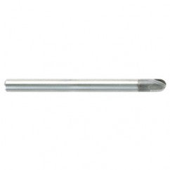 1/8 TuffCut DM 2 Fl Ball Nose ALtima 52 Coated Center Cutting End Mill - Exact Tooling