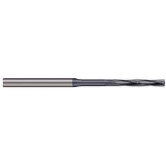 Harvey Tool - 2.4mm Diam 4-Flute Straight Shank Helical Flute Solid Carbide Chucking Reamer - Exact Tooling