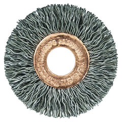 1-1/2″ Small Diameter Crimped Wire Wheel, .008″ Steel Fill, 1/2″ Arbor Hole - Exact Tooling