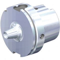 Kennametal - HSK100A DL16 Taper Shank 16mm Hole End Mill Holder/Adapter - 15.5mm Nose Diam, 60mm Projection, Through Coolant - Exact Tooling