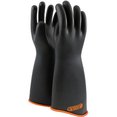 ‎158-4-18/12 - Novax - Natural Rubber Insulating Glove - Class 4 - 18″ - Black/Orange - Contour Cuff - Exact Tooling