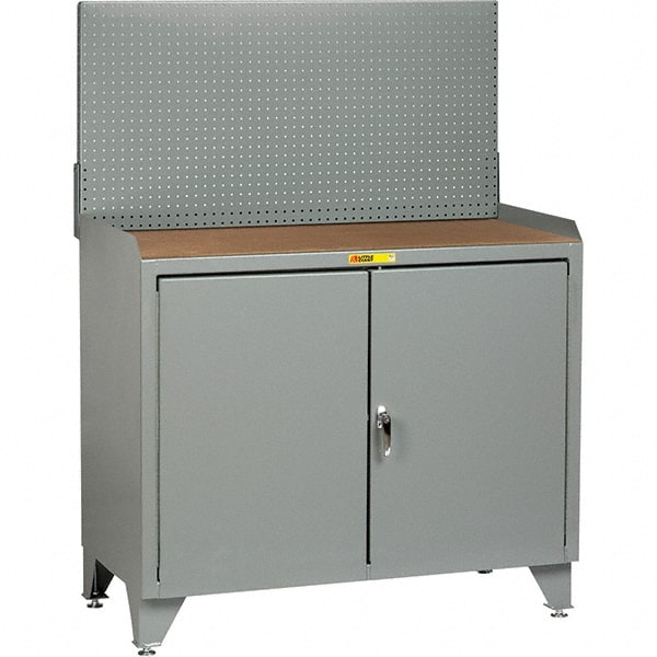 Little Giant - Stationary Workstations Type: Security Workstation Width (Inch): 48 - Exact Tooling