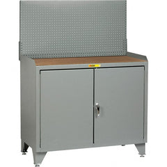 Little Giant - Stationary Workstations Type: Security Workstation Width (Inch): 48 - Exact Tooling