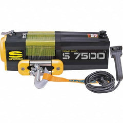 Superwinch - Automotive Winches Type: DC Electric Winch Pull Capacity (Lb.): 7,500 (Pounds) - Exact Tooling
