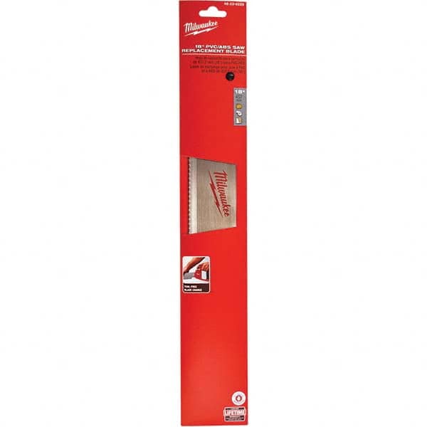 Milwaukee Tool - Hand Hacksaw Blades Blade Material: Steel Blade Length (Inch): 18 - Exact Tooling