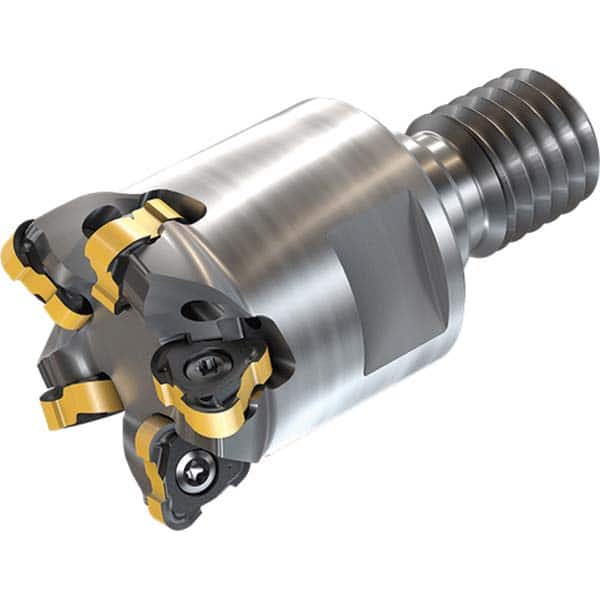 Iscar - Indexable Copy End Mills Cutting Diameter (mm): 18 Cutting Diameter (Inch): 0.7080 - Exact Tooling