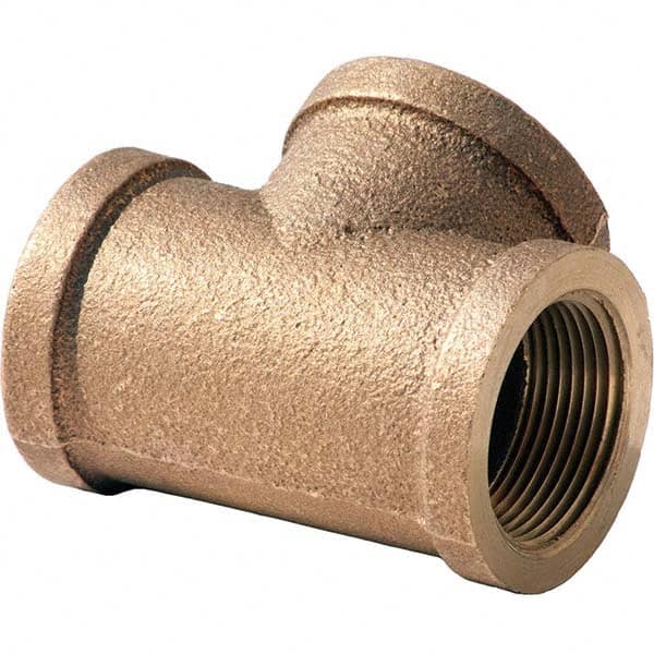 Merit Brass - Brass & Chrome Pipe Fittings Type: Tee Fitting Size: 3 - Exact Tooling