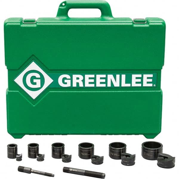 Greenlee - Punch & Driver Kits Tool Type: Knockout Set Punch Shape: Round - Exact Tooling