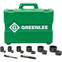 Greenlee - Punch & Driver Kits Tool Type: Knockout Set Punch Shape: Round - Exact Tooling
