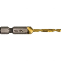 Greenlee - Combination Drill & Tap Sets Minimum Thread Size (mm): M3x0.50 Maximum Thread Size (mm): M3x0.50 - Exact Tooling
